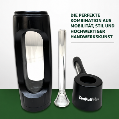 ZenPuff Premium Aluminium-/Glas-Wasserflasche