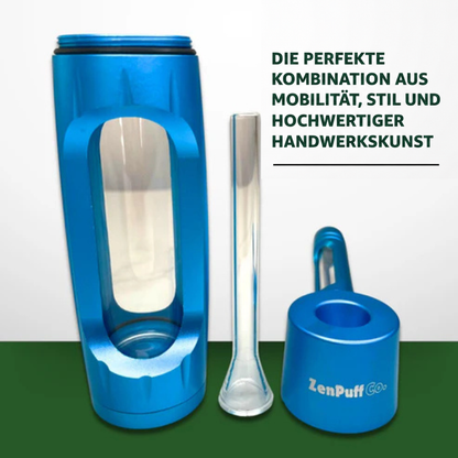 ZenPuff Premium Aluminium-/Glas-Wasserflasche