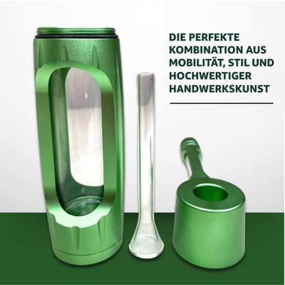 ZenPuff Premium Aluminium-/Glas-Wasserflasche